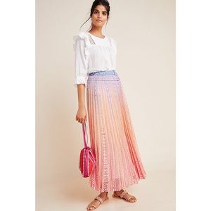 Anthropologie Geisha Designs Dawn Maxi Skirt (size 6) NEW WITH TAGS!